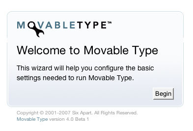 Welcom to Movable Type