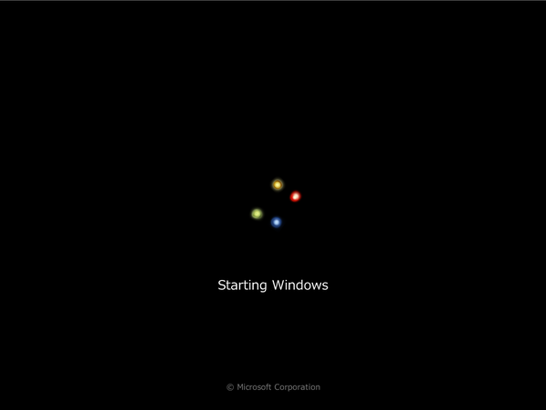 Windows7 起動画面１