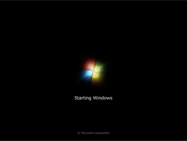 Windows7 起動画面2
