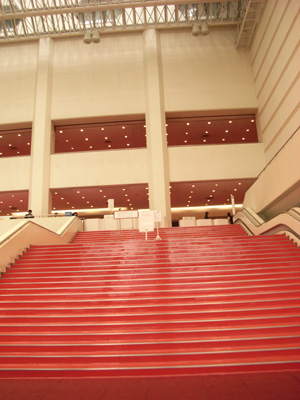 正面大階段の写真